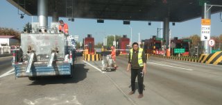 高速公路养护维修保养施工-画标线